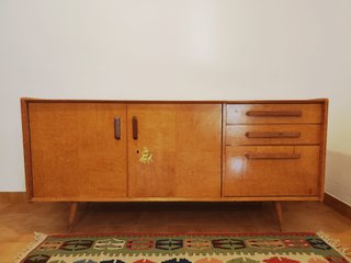 Aparador Mid-Century Chapa Abedul
