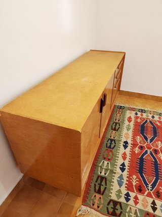 Aparador Mid-Century Chapa Abedul