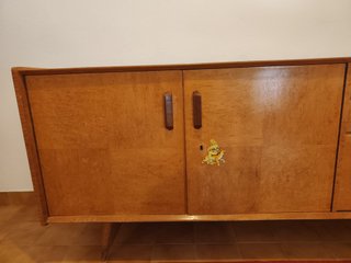 Aparador Mid-Century Chapa Abedul
