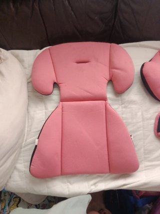 Funda silla coche bebé rosa