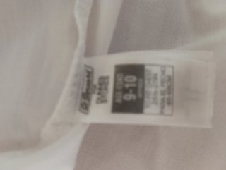 Camisa blanca niño