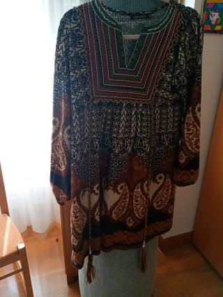 Vestido estampado Adegratti Talla M