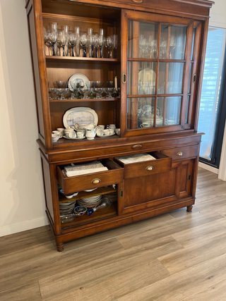 Armario Vajillero Loft 47 Purroy Madera NEGOCIABLE