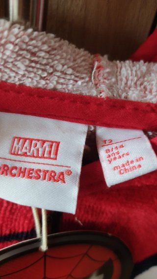 Poncho Toalla Spiderman Niño
