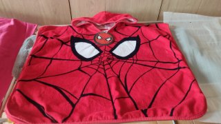 Poncho Toalla Spiderman Niño
