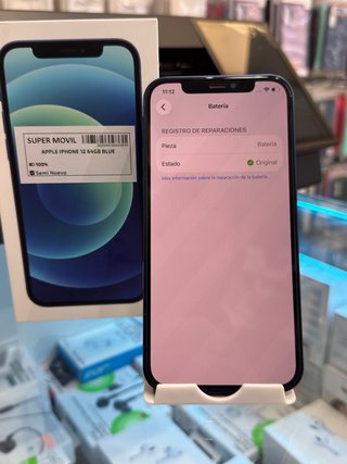 iPhone 12 64GB Azul Seminuevo