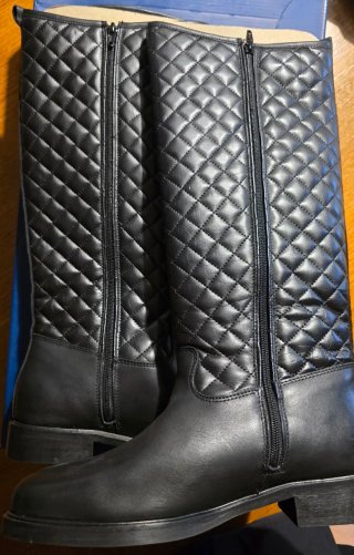 Stivali Trussardi Jeans neri trapuntati