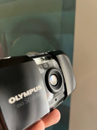 Olympus mju I Stylus Cámara Analógica Negra