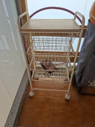 Carro verdulero con ruedas