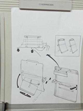 Atril portadocumentos marca Soennecken