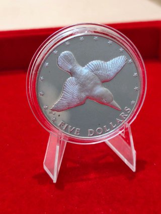 5 Dólares Islas Cook 1976 Plata. Proof