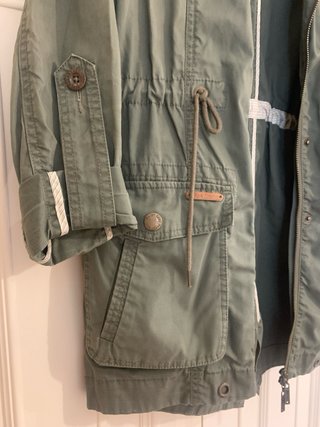 Parka Pepe Jeans verde militar Talla S amplia