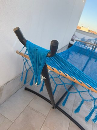 Soporte para hamaca negro, SOLO VENDO SOPORTE