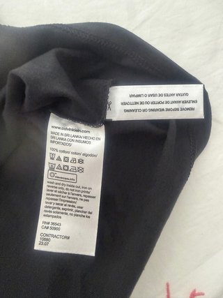 Camiseta AUTENTICA Calvin Klein Negra Talla S