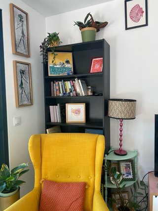 Librería Billy Negra Ikea