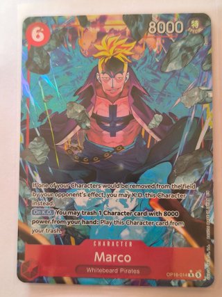 Carta Marco Whitebeard Pirates OP16-014