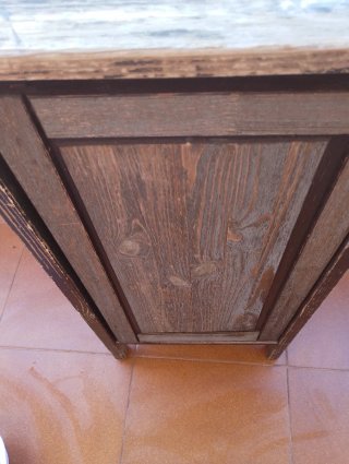 Mesilla de madera para restaurar