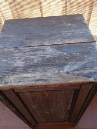 Mesilla de madera para restaurar