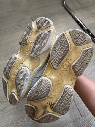 Zapatillas Balenciaga Talla 38 Beige/Blanco