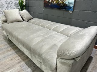 Sofá Cama Beige/Gris 210cm