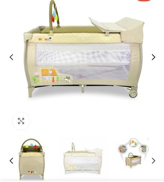 Cuna de viaje Asalvo Mix XXL y colchon kids Jane