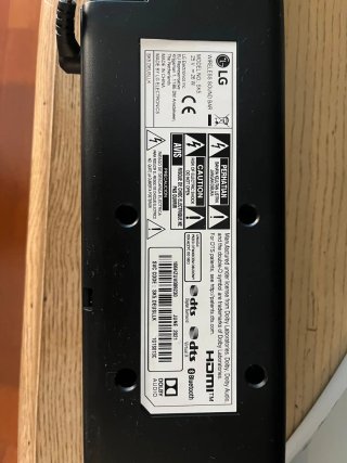 Barra Sonido LG SK5 360W + Subwoofer Inalambrico