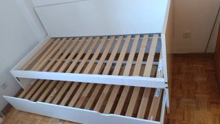Cama nido blanca con cajón