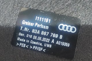 Bandeja trasera de Audi Q3