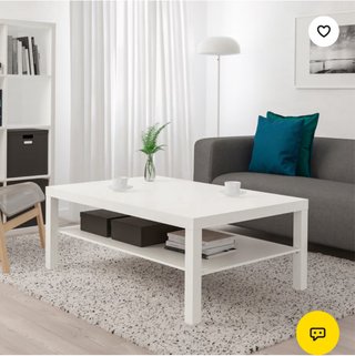 Mesa de centro blanca Ikea Lack