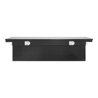 Cassetta Attrezzi Camion Alluminio 177 cm Nera