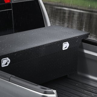 Cassetta Attrezzi Camion Alluminio 177 cm Nera