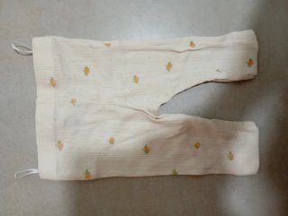 Conjunto Body bebé H&M estampado naranja