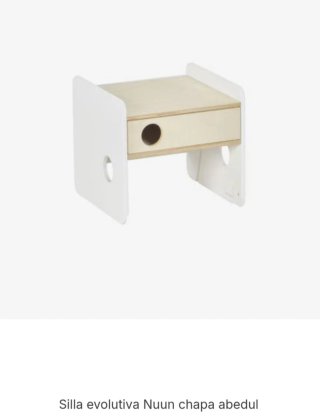 Silla evolutiva Nuun chapa abedul