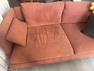 Funda IKEA SÖDERHAMN 3 plazas terracota