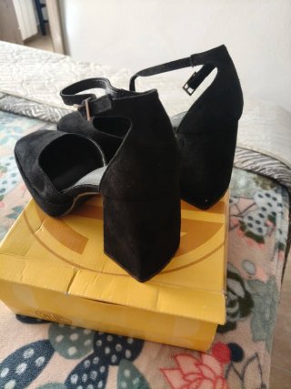 Zapatos New Youth tacón alto negros talla 39