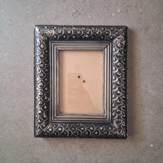 Marco Vintage 24x29cm Negro y Plata