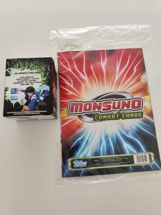 Pack Topps Monsuno Combat Chaos Stickers Álbum