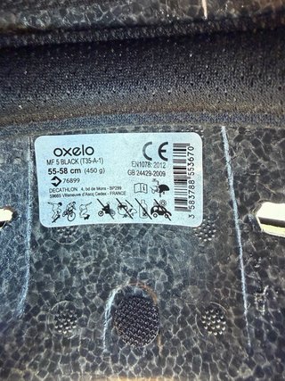 2 Cascos Oxelo Negros Patinaje