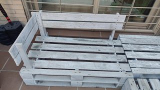 Bancos de terraza y jardín de madera