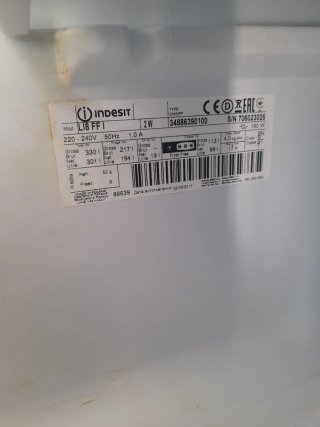 Nevera Indesit Blanca