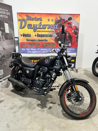 Macbor Rockster Flat 125 Negra
