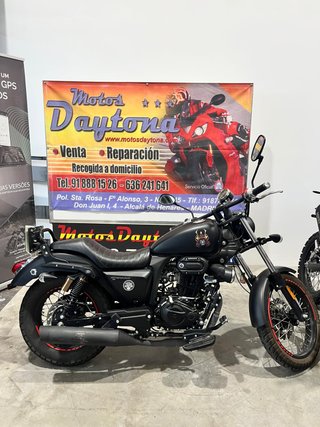 Macbor Rockster Flat 125 Negra