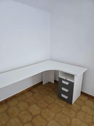 Escritorio de ordenador blanco 240x120x77