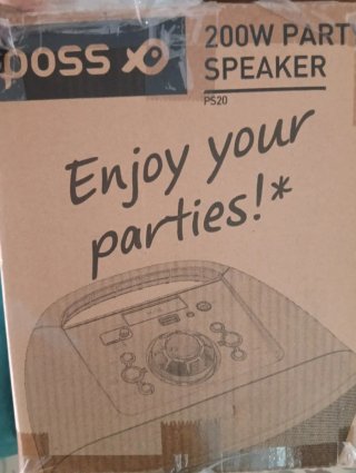 Altavoz Portátil Poss PS20 200W Bluetooth