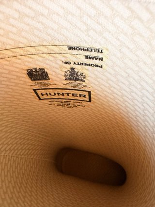 Botas de agua Hunter moradas