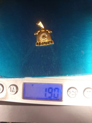 Colgante Oro 18k de Teléfono