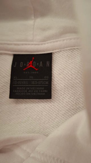 Sudadera Jordan Infantil Blanca