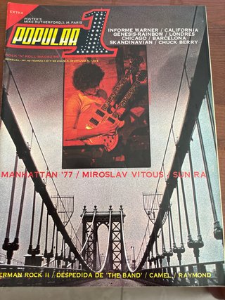 Revista Popular 1 numero 45 con poster