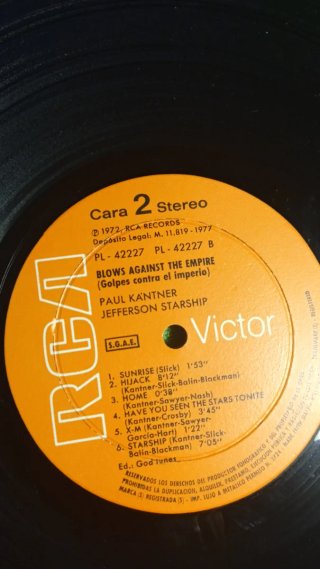 Vinilo LP Blows Against the Empire