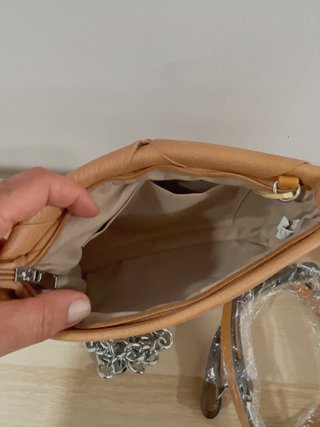 Bolso de piel sintética cierre negocio